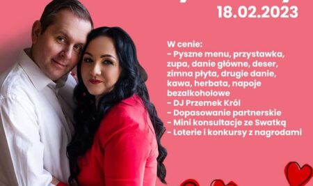 Bal Walentynkowy dla Singli z całej Polski w Zegrzu Południowym blisko Warszawy