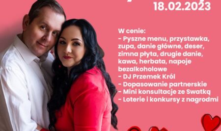 Bal Walentynkowy dla Singli z całej Polski w Zegrzu Południowym blisko Warszawy