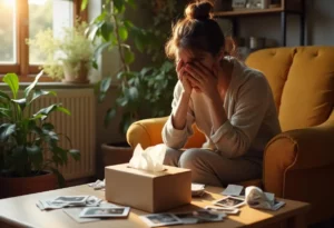 dziewczyna płacze po rozstaniu